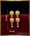1 Gram Gold Plated Cage Earrings Gold Design for Girls