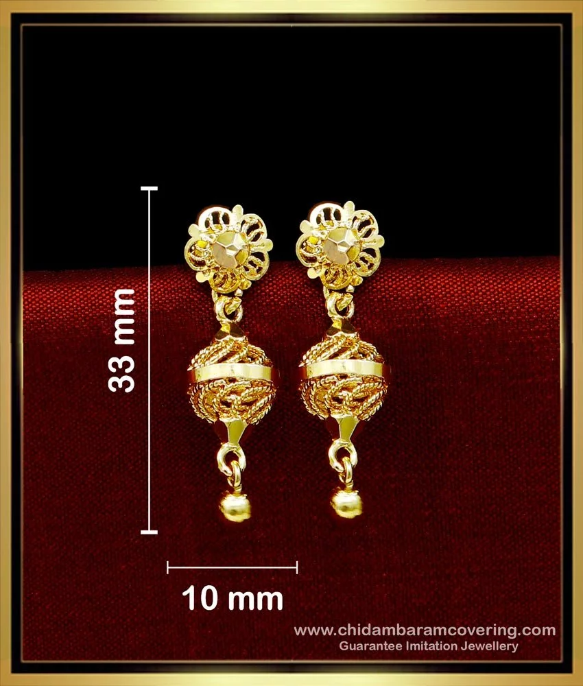 1 Gram Gold Earrings in Nashik at best price by S K Gold  Justdial