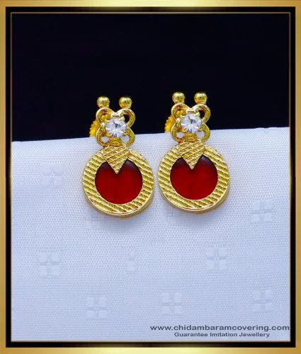 Order AD stone beautiful earrings Online From Laxmi Fashion Jewellery ,Chennai