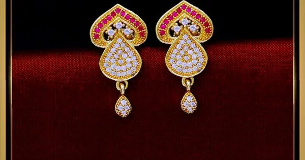 Kuololit Lab Grown Diamond Solid 18K 14K Gold Round Stone Stud Earrings for  Women Flower Shape Fine Jewelry Wedding Engagement - AliExpress