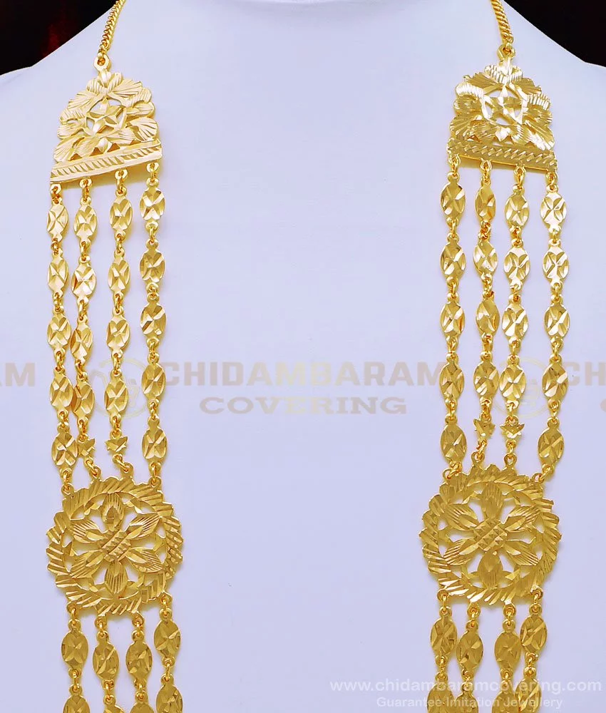 Dressy Geometric 21k Gold Earrings – Andaaz Jewelers