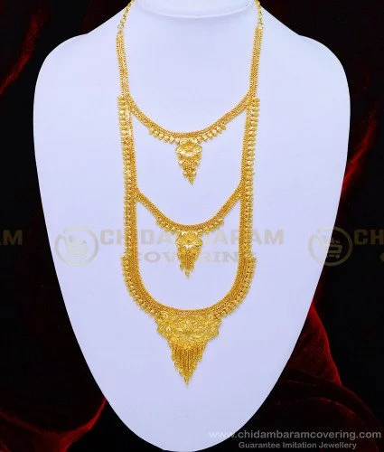 MUSLIM GIFT 20K YELLOW GOLD NECKLACE PUNJABI DESIGN RUBY EMERALD PEARLS |  eBay
