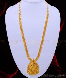 HRM694 - Traditional Gold Beads Long Haram Design 1 Gram Gold Plated Haram Buy Online