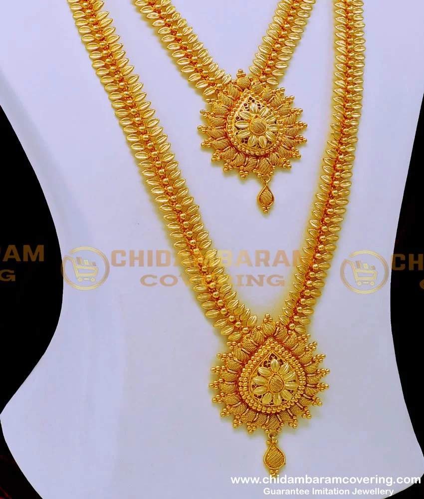 Buy New Model Haram Set 1 Gm Gold Plated Jewellery Online