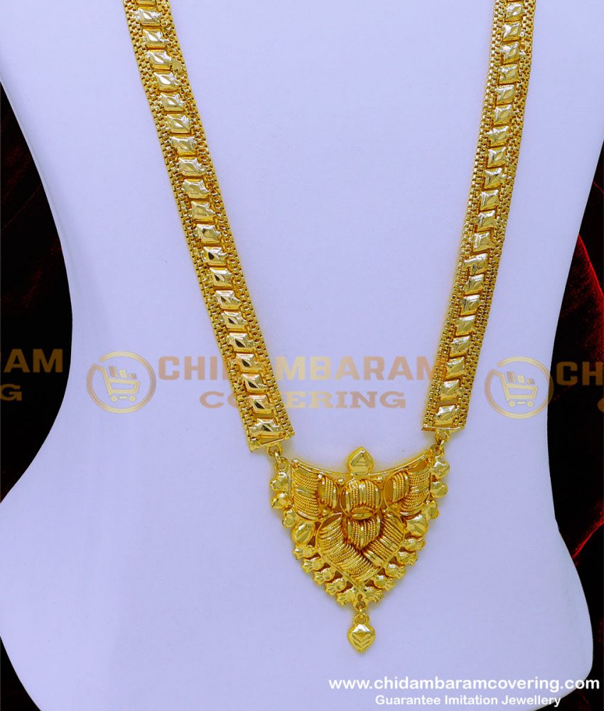 chidambaram gold covering, latest one gram gold haram designs, chidambaram covering haram, chidambaram covering necklace, covering shop in chidambaram,  covering haram, haaram design,