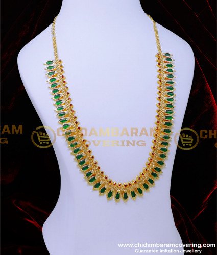 HRM926 - Kerala Bridal Nagapadam Mala 1 Gram Gold Plated Jewellery