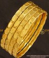 KBL018 - 2.2 Size One Gram Gold Daily Wear Thick Bangles Set Of 4 Pieces Online