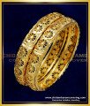 KBL042 - 1.10 Size Cute New Born Baby Bangles Real Gold Bangles Design for Baby Girl 