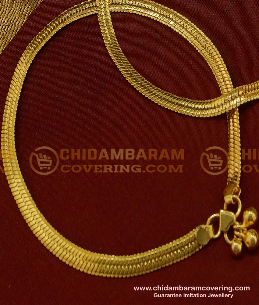 Padasaram Design for Wedding, one gram gold jewellery, Padasaram design, latest payal designs,Gold Flexible Chain Anklet , gold anklet designs in dubai, latest kolusu designs, anklet designs,Latest Anklet Design 