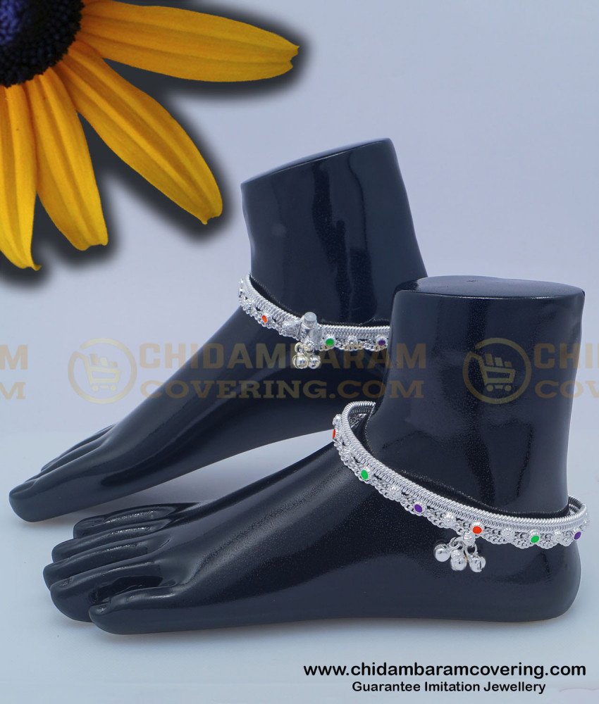 chandi ka payal, velli kolusu, silver payal, white metal payal, anklet designs in silver