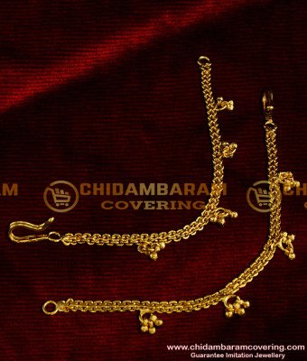 MAT05 - Traditional Side Mattal Hook Type without Chain Design South Indian Jewelry Online 
