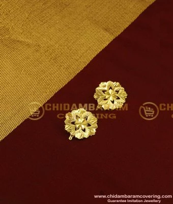 Buy One Gram Gold Simple Small Gold Flower Design Hair Clips Hair  Accessories Online