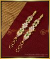  matilu design, one gram gold jewellery, champaswarlu, ear chain, Straight Mattal, impon jewellery, Straight Mattal