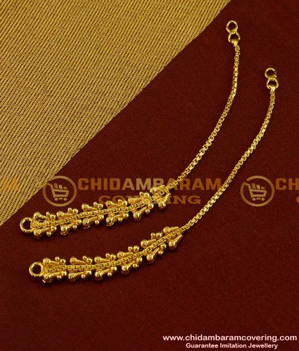 MAT21 - New Design Daily Use South Indian Ear Chain Mattil Matching for All Type Earrings