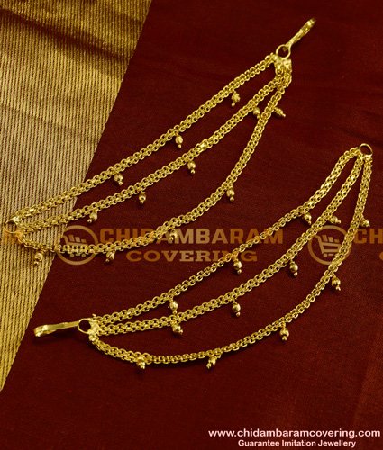 MAT27 - Traditional Side Maatal Three Line Chain Hook Type Design Imitation Jewelry Online