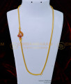 MCHN419 - Beautiful Peacock Design Side Pendant Mugappu Chain for Women 