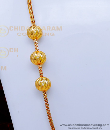 MCHN511 - Mugappu Thali Chain Gold Design with Box Chain Online