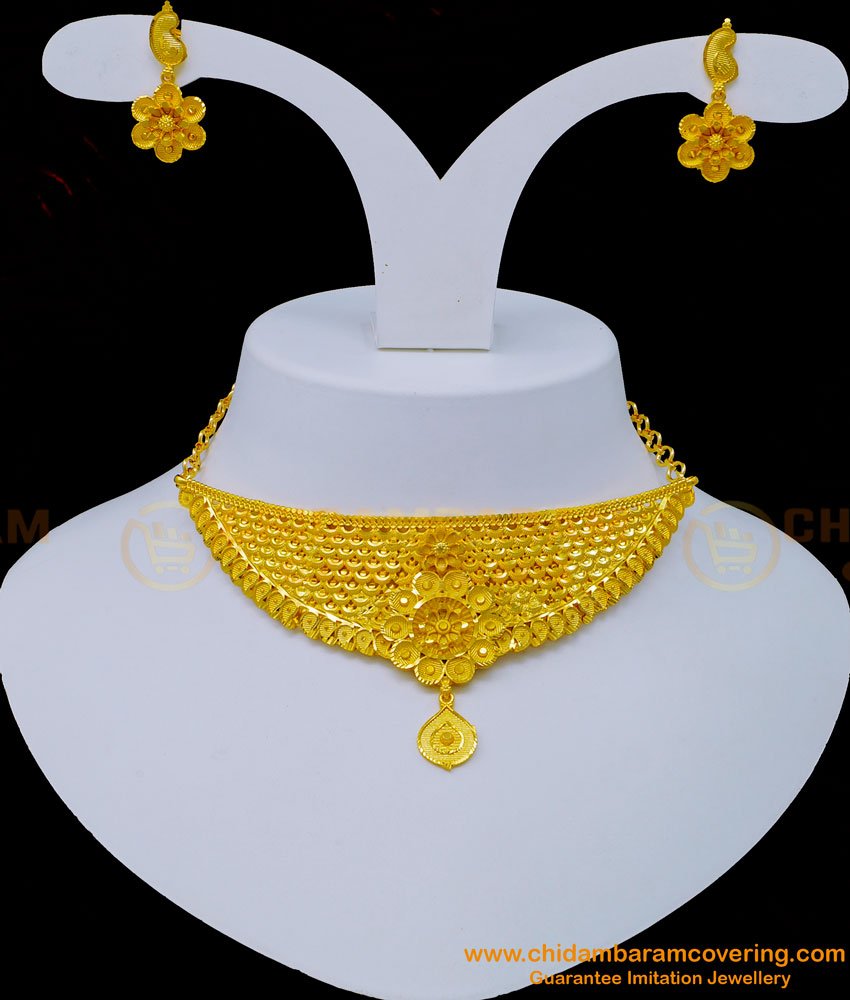 choker necklace with earring, pure gold light weight gold choker necklace with price, choker necklace buy online shopping, 