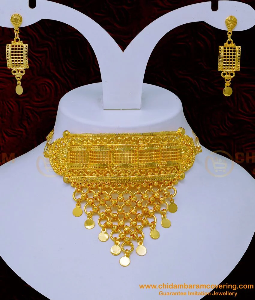 Buy Latest Artificial Diamond Choker Necklace Online