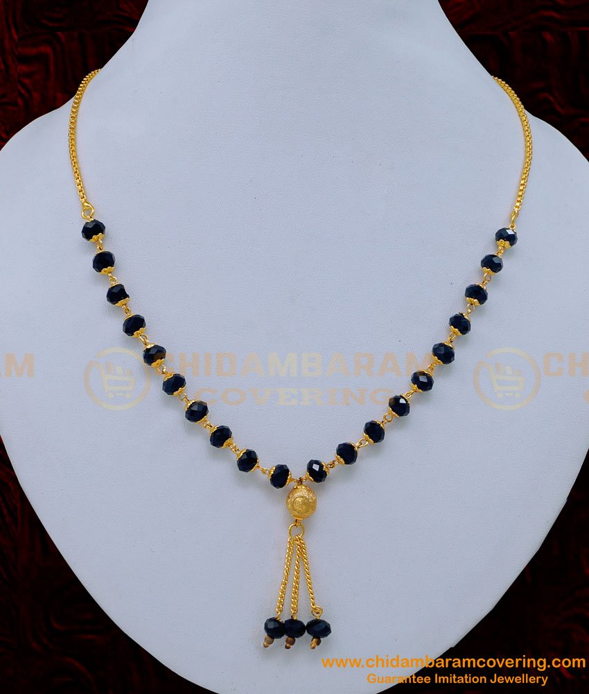 black crystal necklace, crystal necklace pendant, real crystal necklace, black beads necklace, black beads mala,
