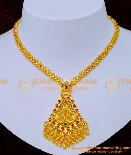 Top 193+ wedding gold necklace design latest