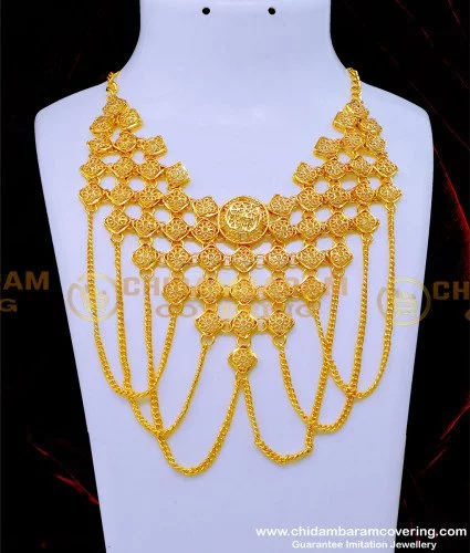 nlc1205 latest arabic gold necklace designs bridal arabic jewellery 1