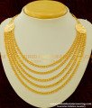 NLC241 - Gorgeous Gold Look Multi Layer Chain Necklace Collections Buy Online 