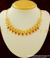 NLC271 - Beautiful Kerala Traditional Ornaments Bridal Stone Necklace for Wedding