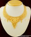 NLC280 - Grand Look Bridal Wear Gold Plated Necklace Design buy Online