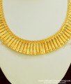 NLC366 - Kerala Wedding Jewellery Gold Design Designer Short Necklace 