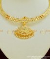 NLC375 - Bridal Wear Impon Full Stone Attigai Gold Model Design for Wedding 
