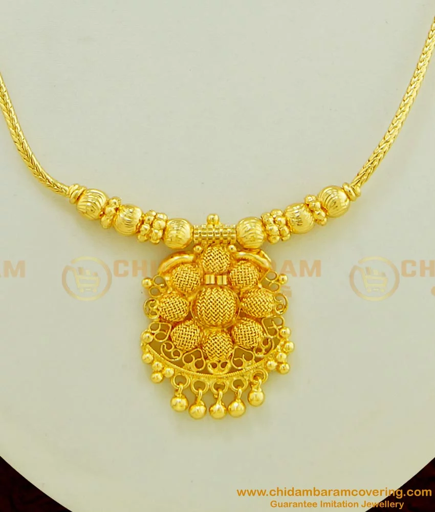 Buy Marriage Bridal Gold Necklace Design Light Weight Short ...