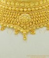 NLC519 - Latest Marriage Gold Choker Necklace Design Gold Plated Choker Necklace Online 