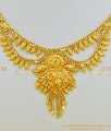 NLC566 - Traditional Gold Covering Two Line Necklace Design Indian Wedding Jewellery Online