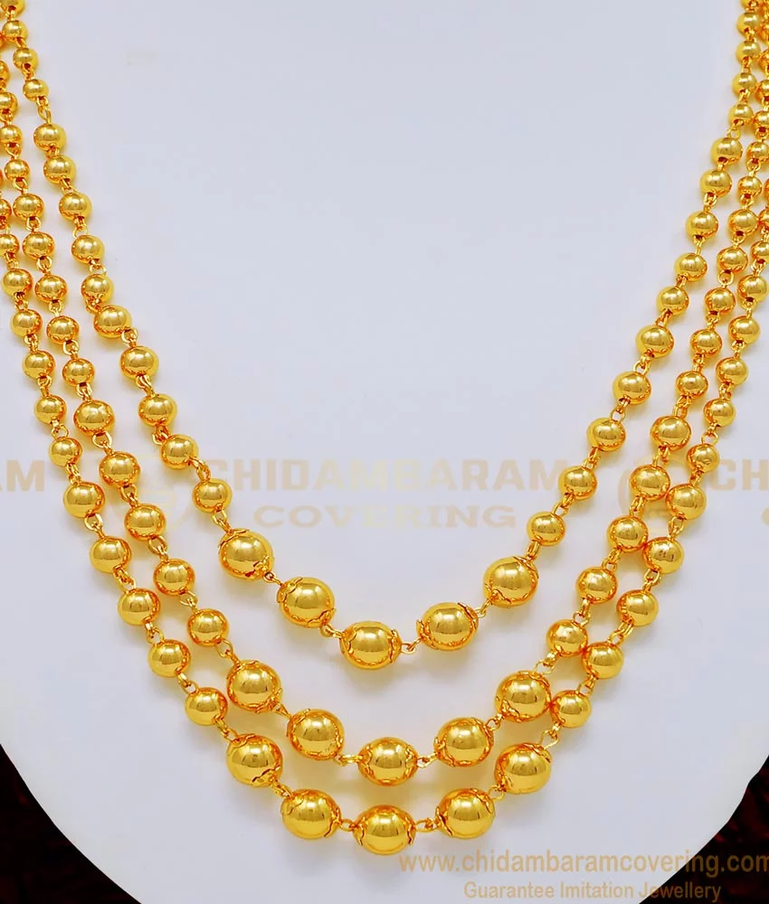 2 Layer Chain Necklace at Rs 80/piece | Wakad | Pune | ID: 13812576262