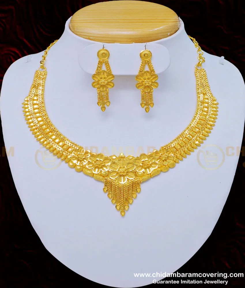 Buy Traditional Real Gold Design First Quality Bridal Wear Forming ...