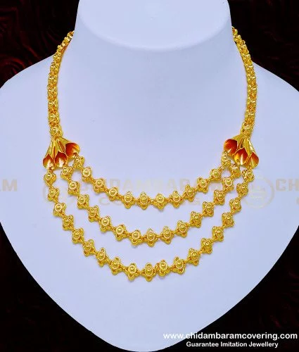 Light Weight Gold Necklace Designs With WEIGHT / New Gold NECKLACE / light  necklace Design… | Gold necklace designs, New gold jewellery designs, Gold  necklace women