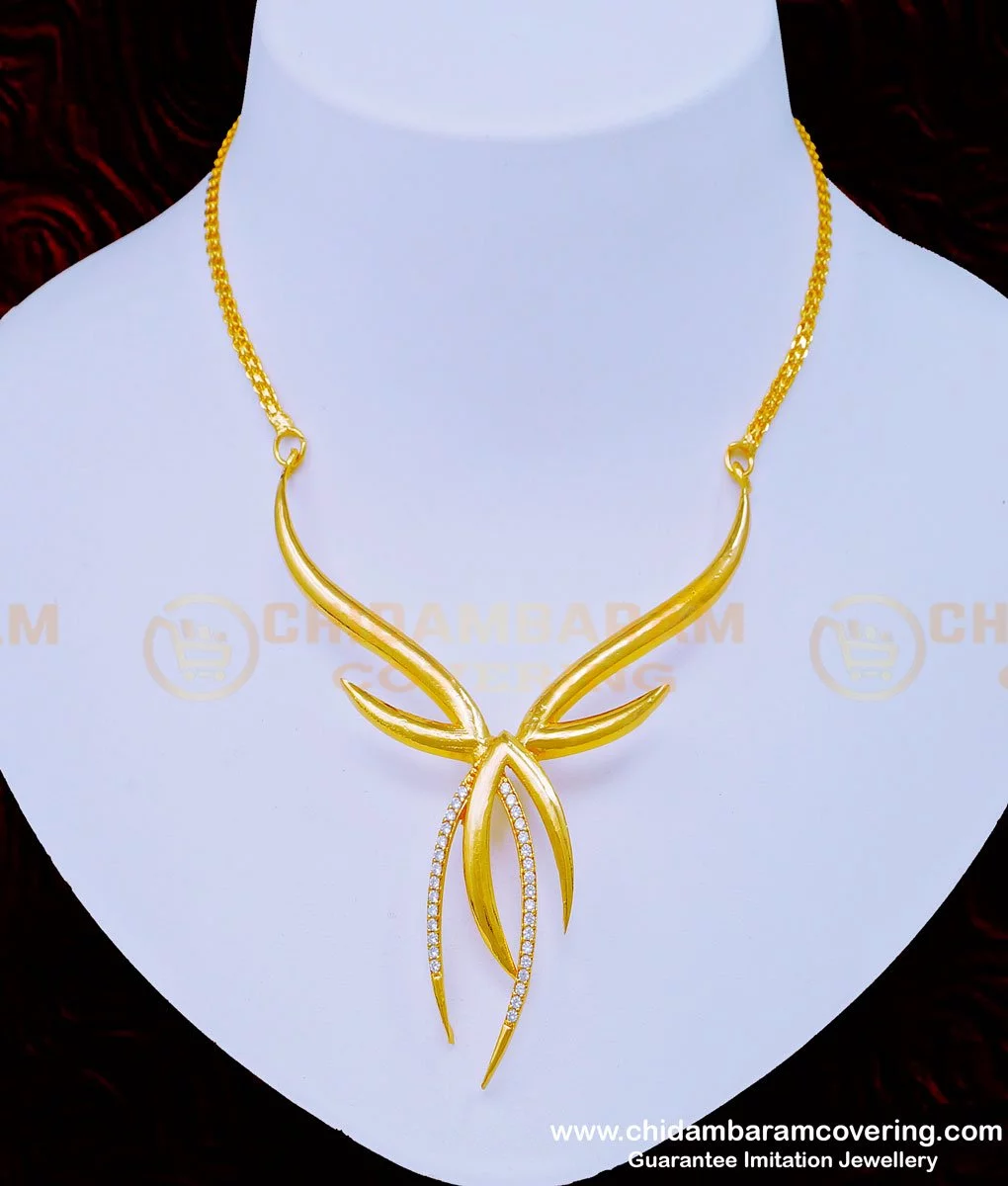 Buy Unique Diamond Stone Sri Lankan Gold Wedding Necklace Design ...