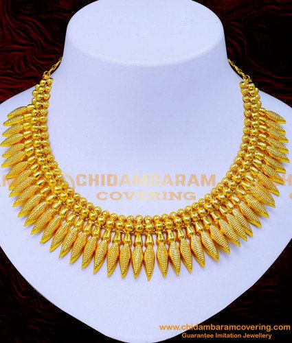 NLC1229 - Kerala Traditional Jewellery Wedding Gold Necklace Designs