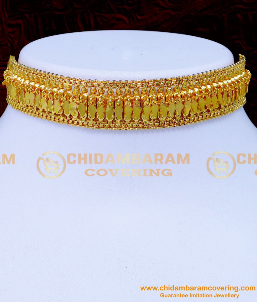 elakkathali gold necklace, elakkathali choker, Elakkathali necklace with price, Elakkathali necklace designs, Elakkathali necklace in gold
