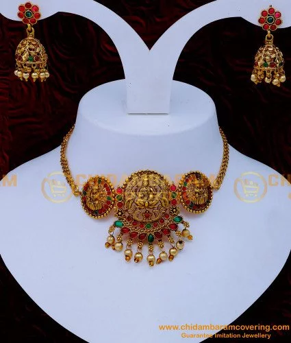 Shop SWABHIMANN JEWELLERY Women Gold Flexi Brass Necklace for Women Online  39574753