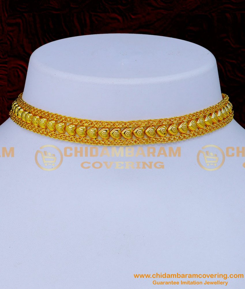 simple gold choker necklace designs,elakkathali choker, Elakkathali necklace with price, Elakkathali necklace designs, Elakkathali necklace in gold