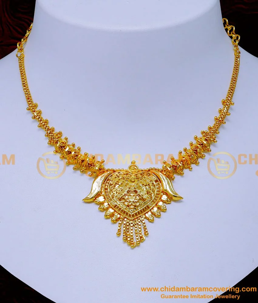 Shop Gold Necklace Set Party Wear Online at Best Price | Cbazaar