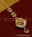 NCT038 - Gold Plated Full Stone Maang Tikka Designs for Girls