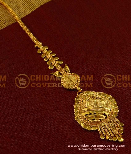 NCT083 - Stunning Gold Guarantee Gold Plated Maang Tikka Headpiece Jewellery 