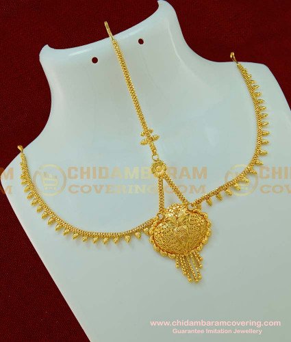 NCT101 - Marriage Pure Gold Plated Gold Maang Tikka Designs Dulhan Matha Patti 