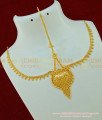 NCT102 - Chidambaram Covering Gold Design Bridal Wear Tikka Design for Forehead 