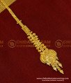 NCT123 - Traditional North Indian Bridal Wear Gold Design Plain Papidi Billa for Wedding