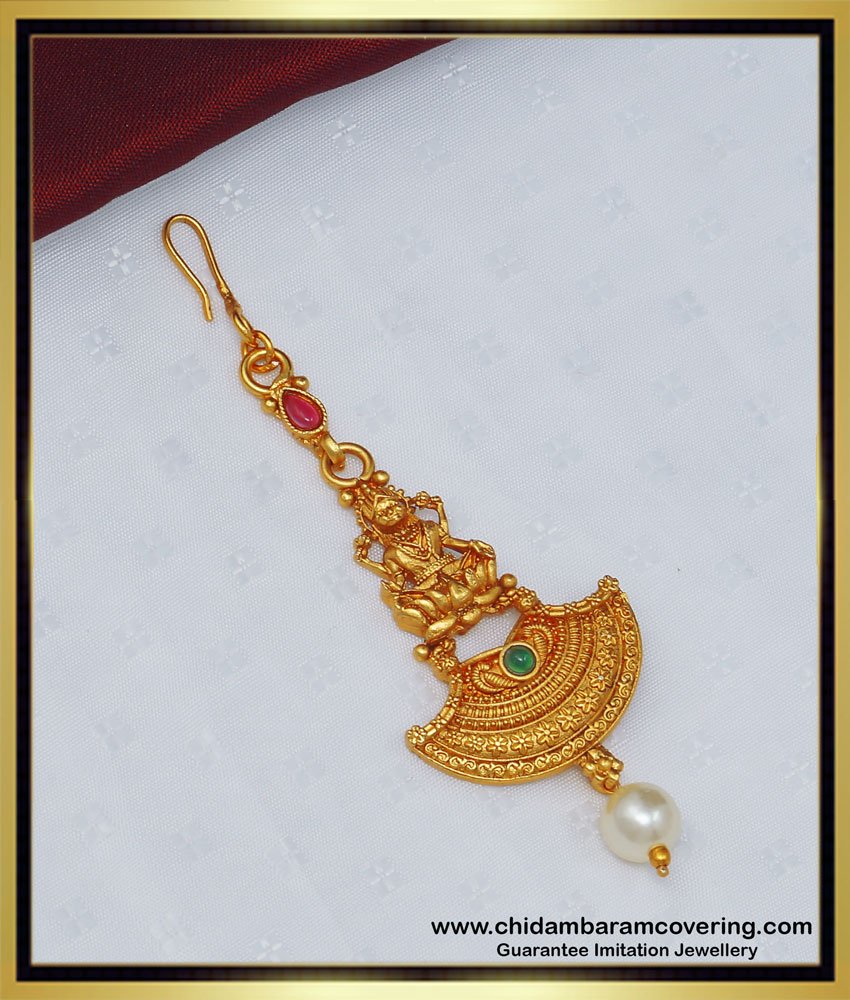 Lakshmi design papidi billa, temple jewellery, antique jewellery, nagas jewellery, indian jewellery,maang tikka gold, nethichutti gold, maang tikka with price,