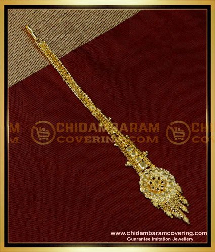 NCT279 - First Quality Forming Gold Maang Tikka Gold Design Online